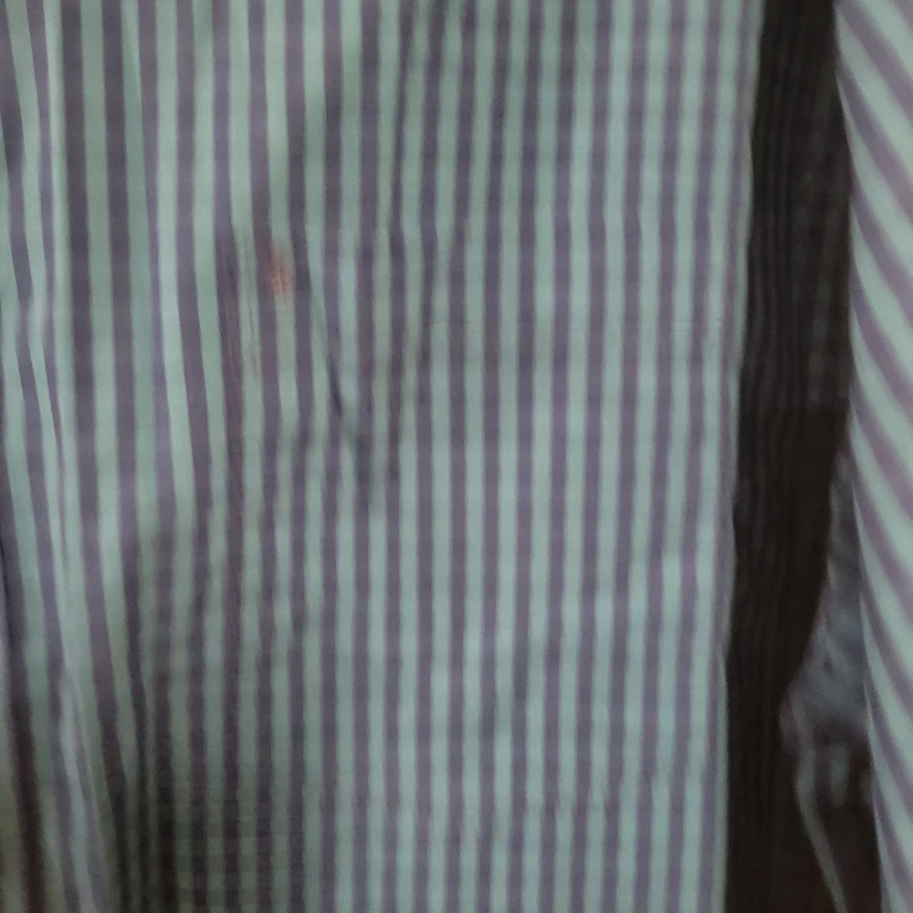 Izod Blue Checkered Button Down Collared Long Sle… - image 3